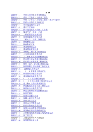 渝建竣资料表格