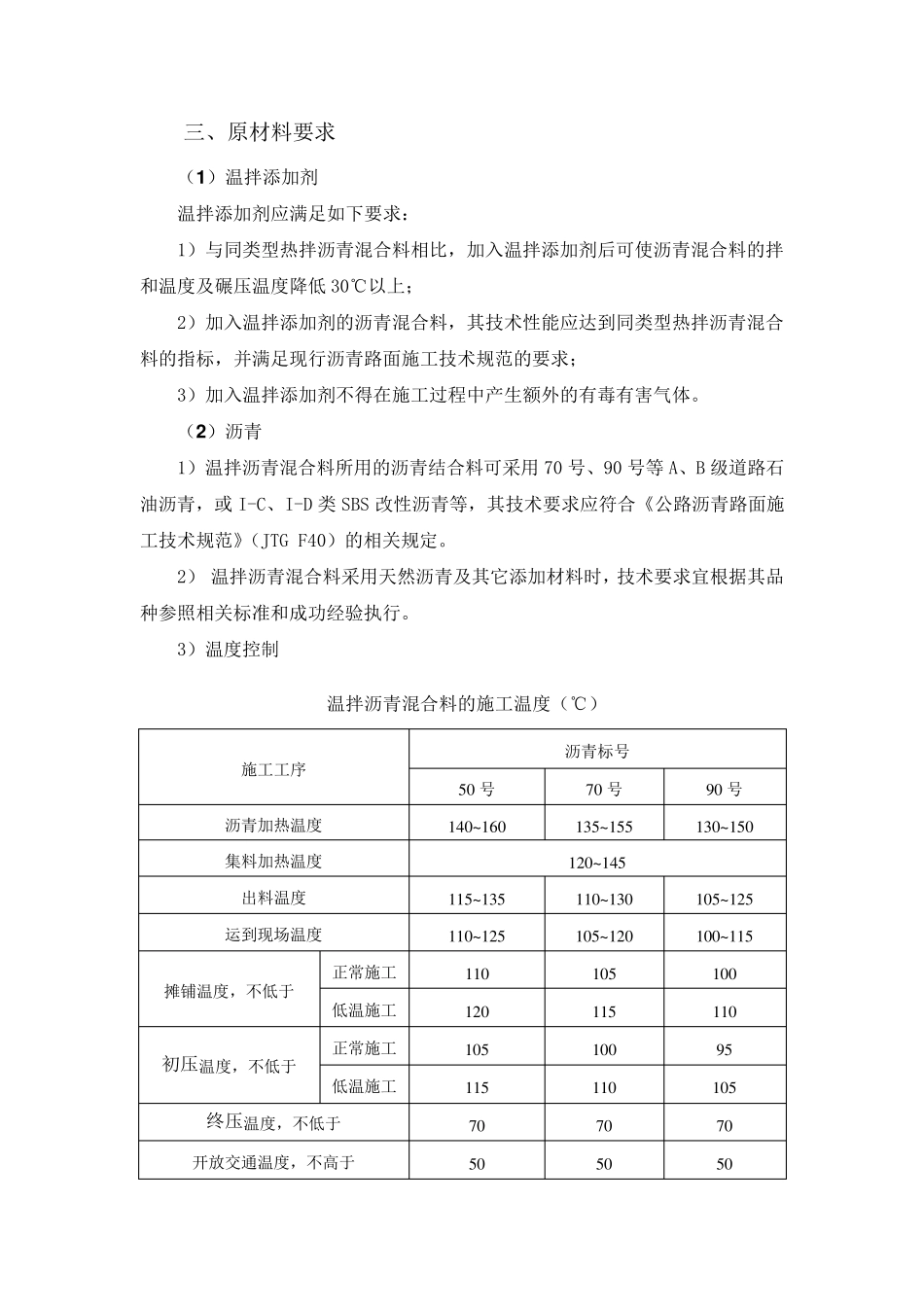 温拌沥青混合料路面施工方案_第3页