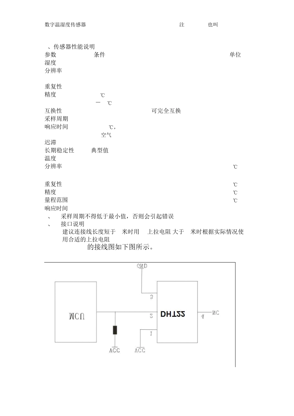 温湿度传感器DHT22说明文档_第2页