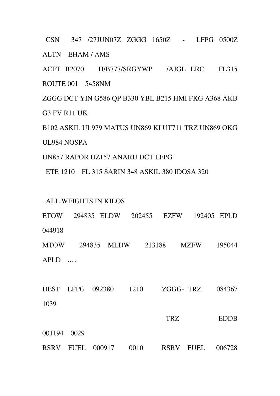 签派实践应用参考题1_第3页