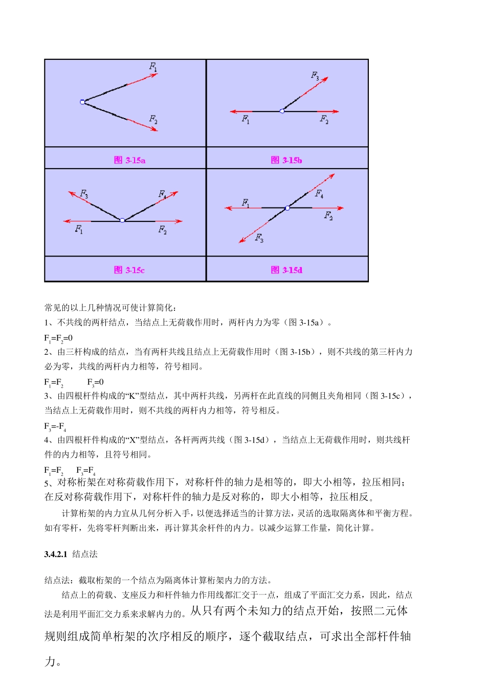 简单桁架内力计算_第3页