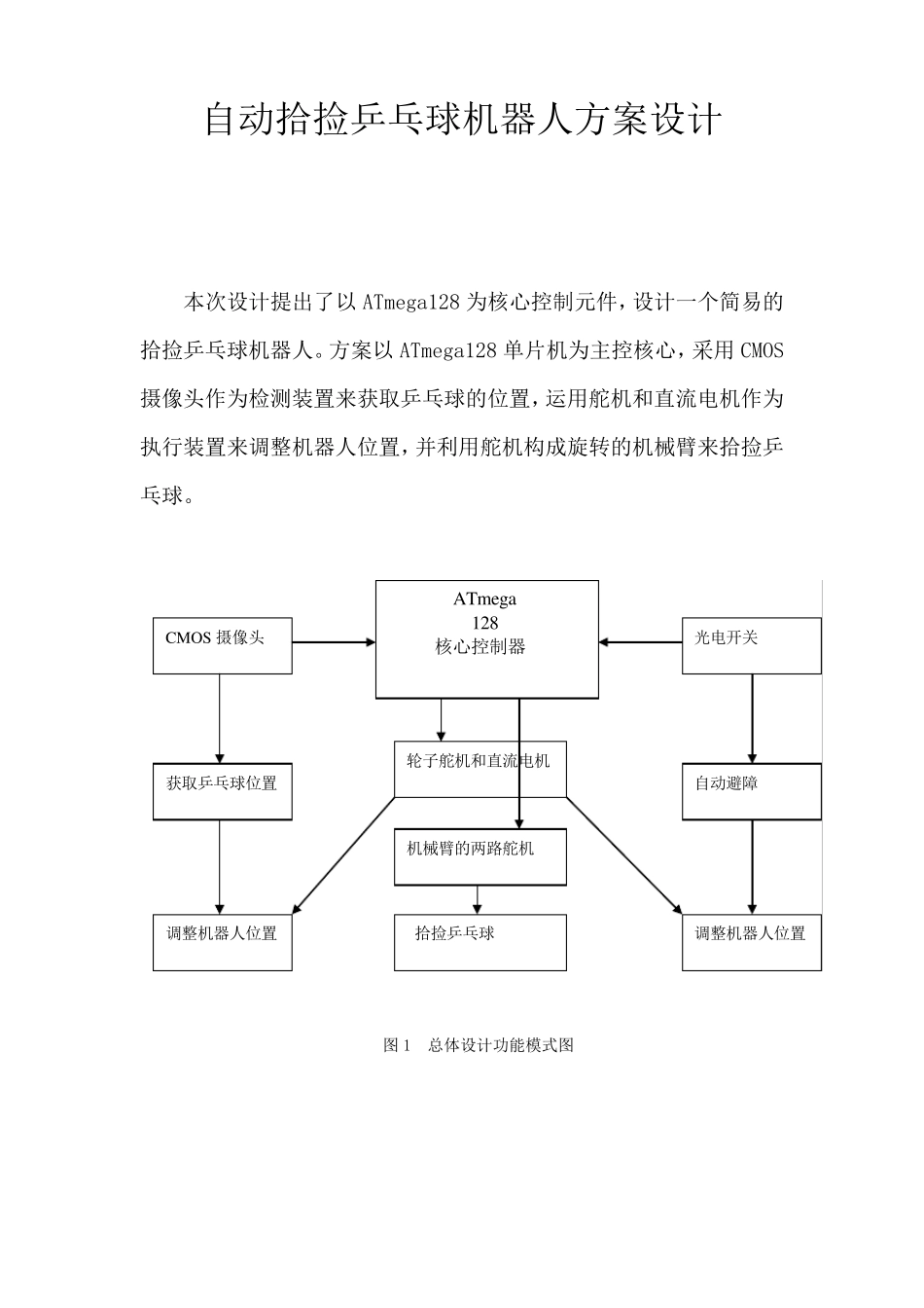 简易自动拾捡机器人设计方案_第2页