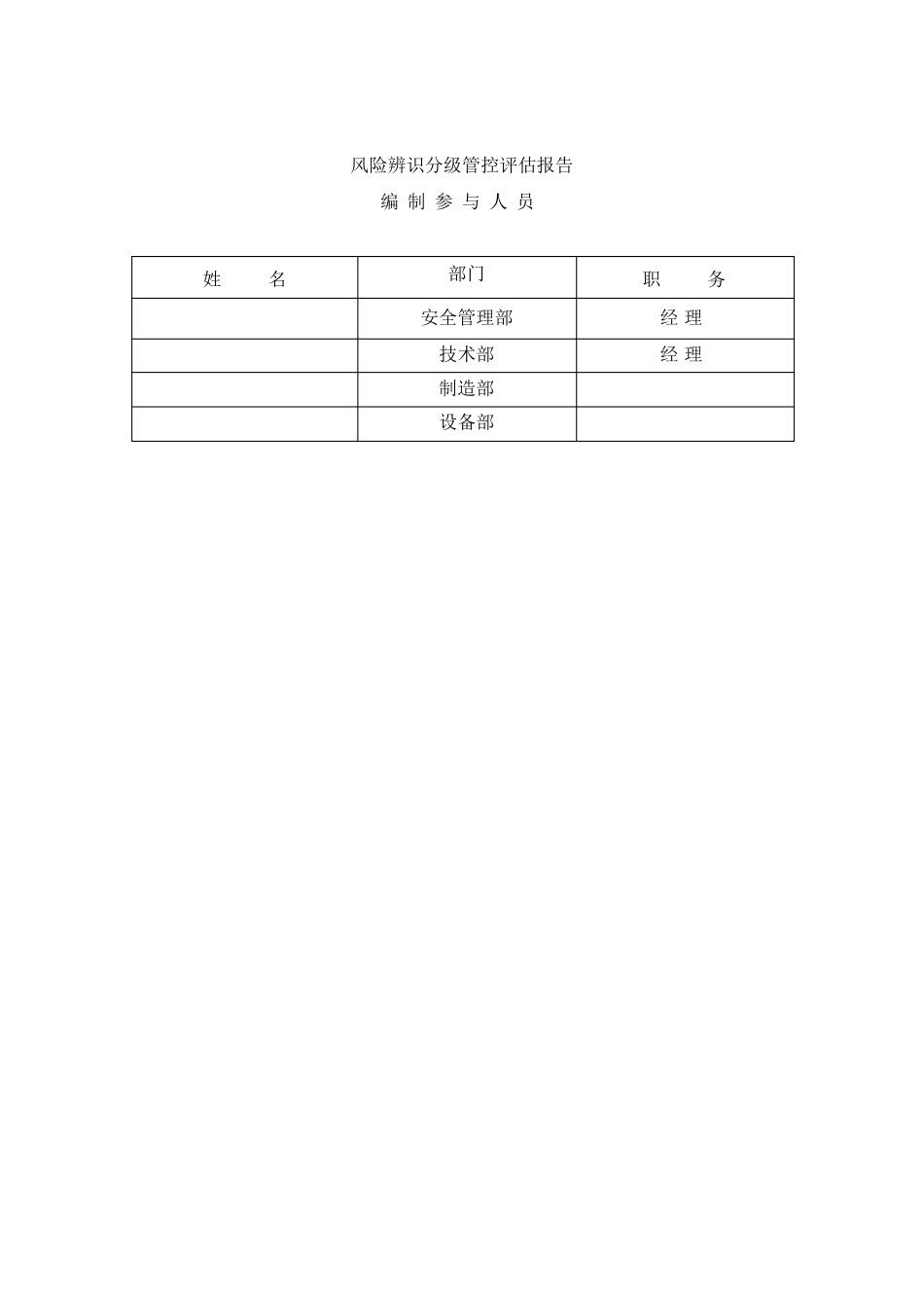 简版风险辨识分级管控报告模板_第2页