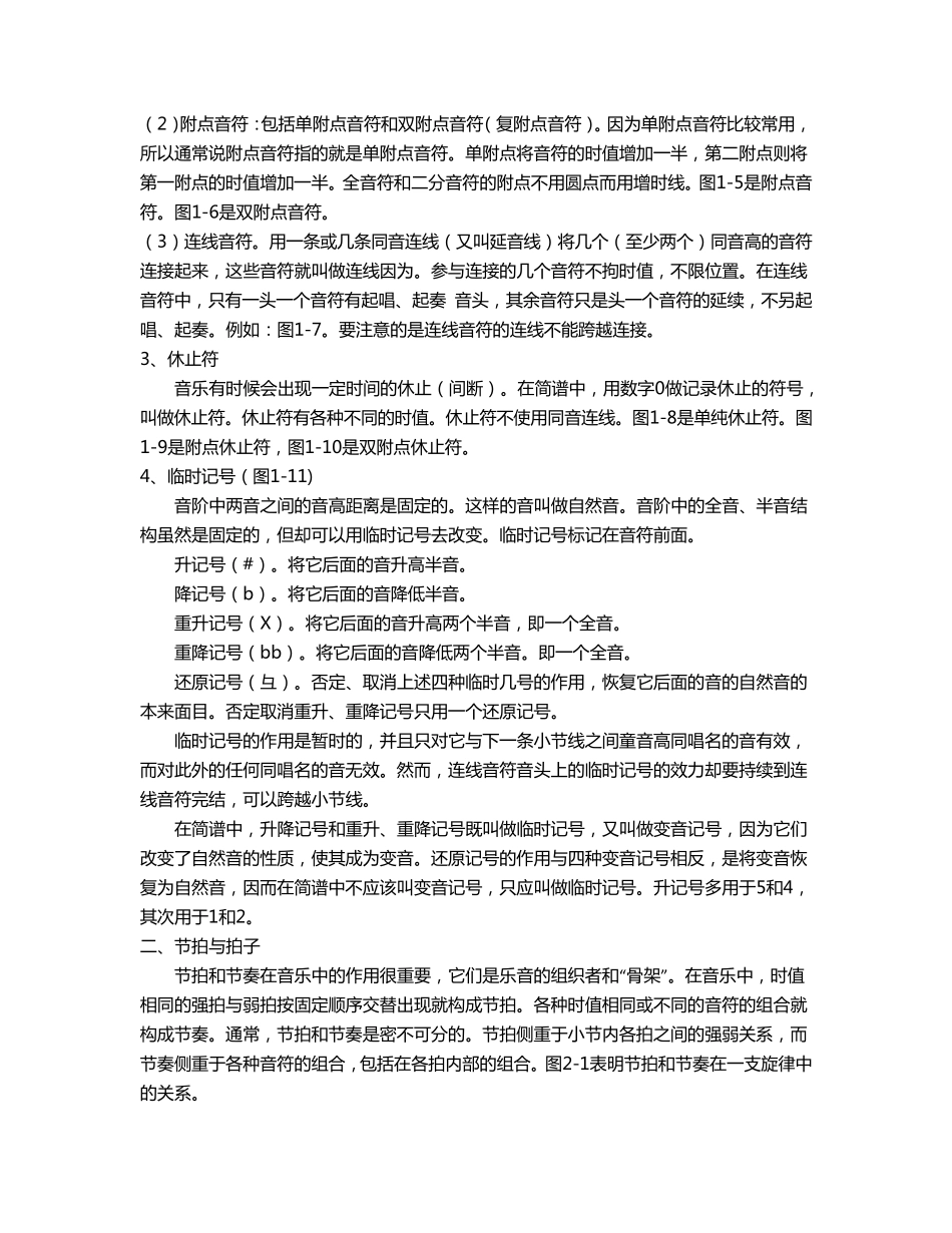 简谱入门知识_第2页