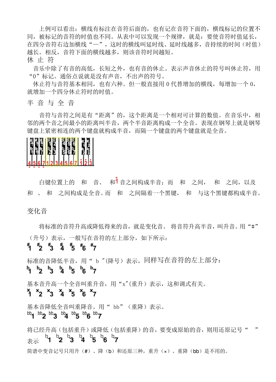 简谱知识整理word版(方便打印)_第3页