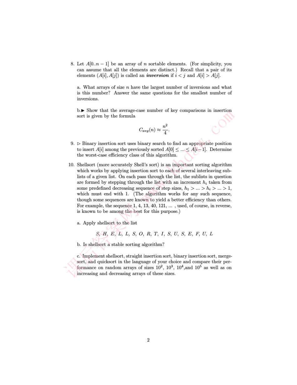 算法分析与设计第二版英文版(潘彦著)清华大学出版社课后答案solu5_第2页