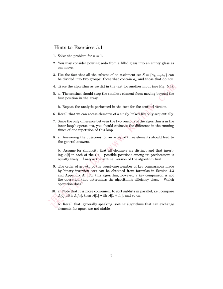 算法分析与设计第二版英文版(潘彦著)清华大学出版社课后答案solu5_第3页