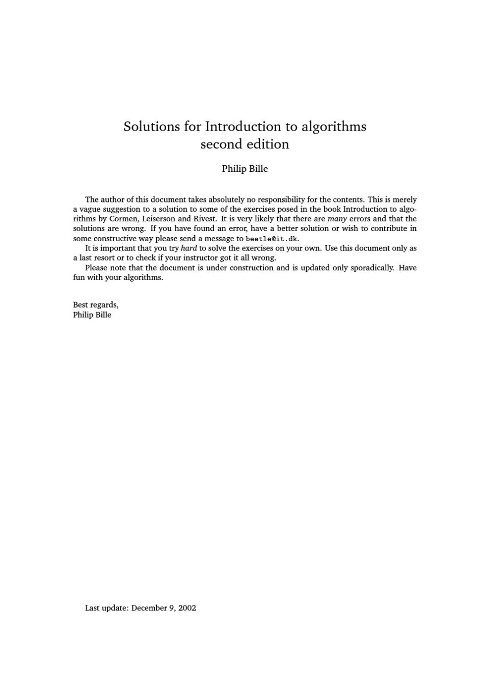 算法导论(第二版)课后习题解答_第1页