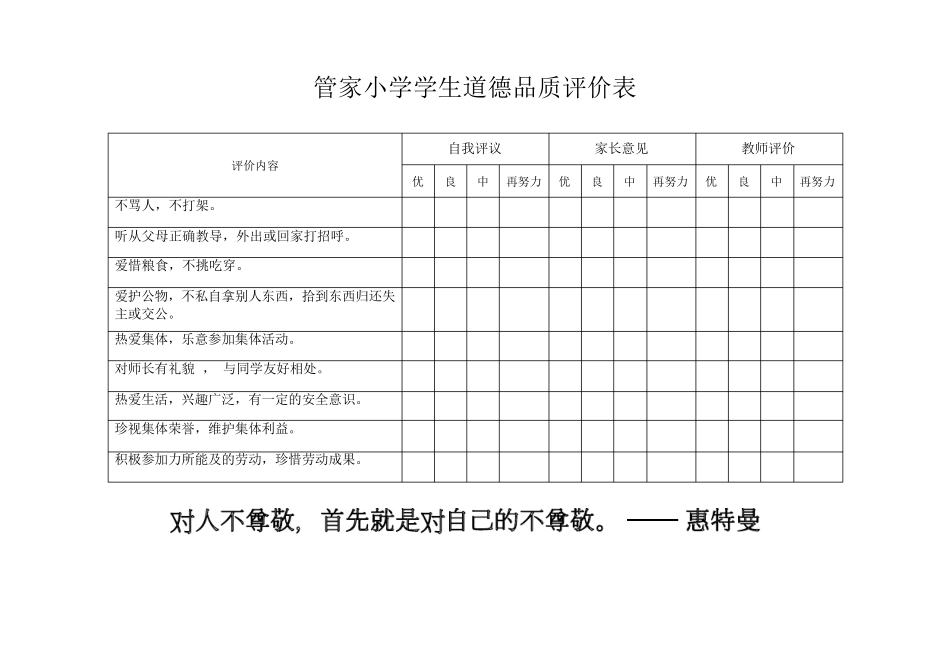 管家小学学生综合素质评价手册1_第3页