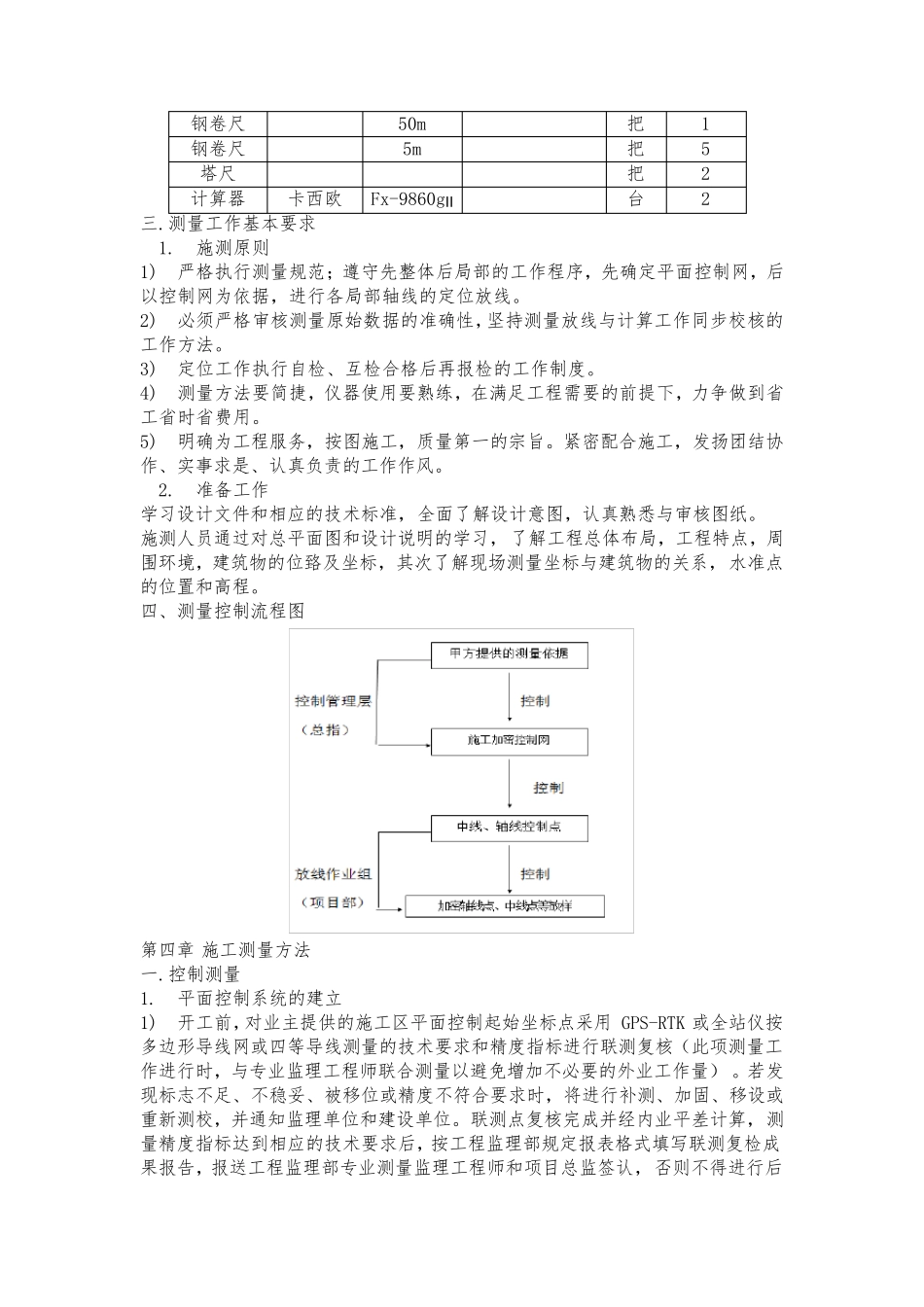 管廊施工测量方案_第2页