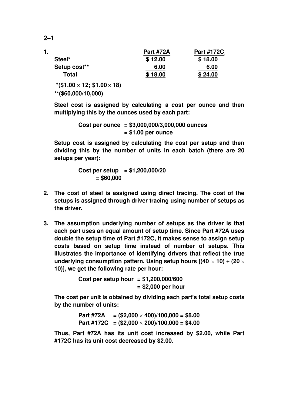 管理会计答案chapter2~17终极版_第1页