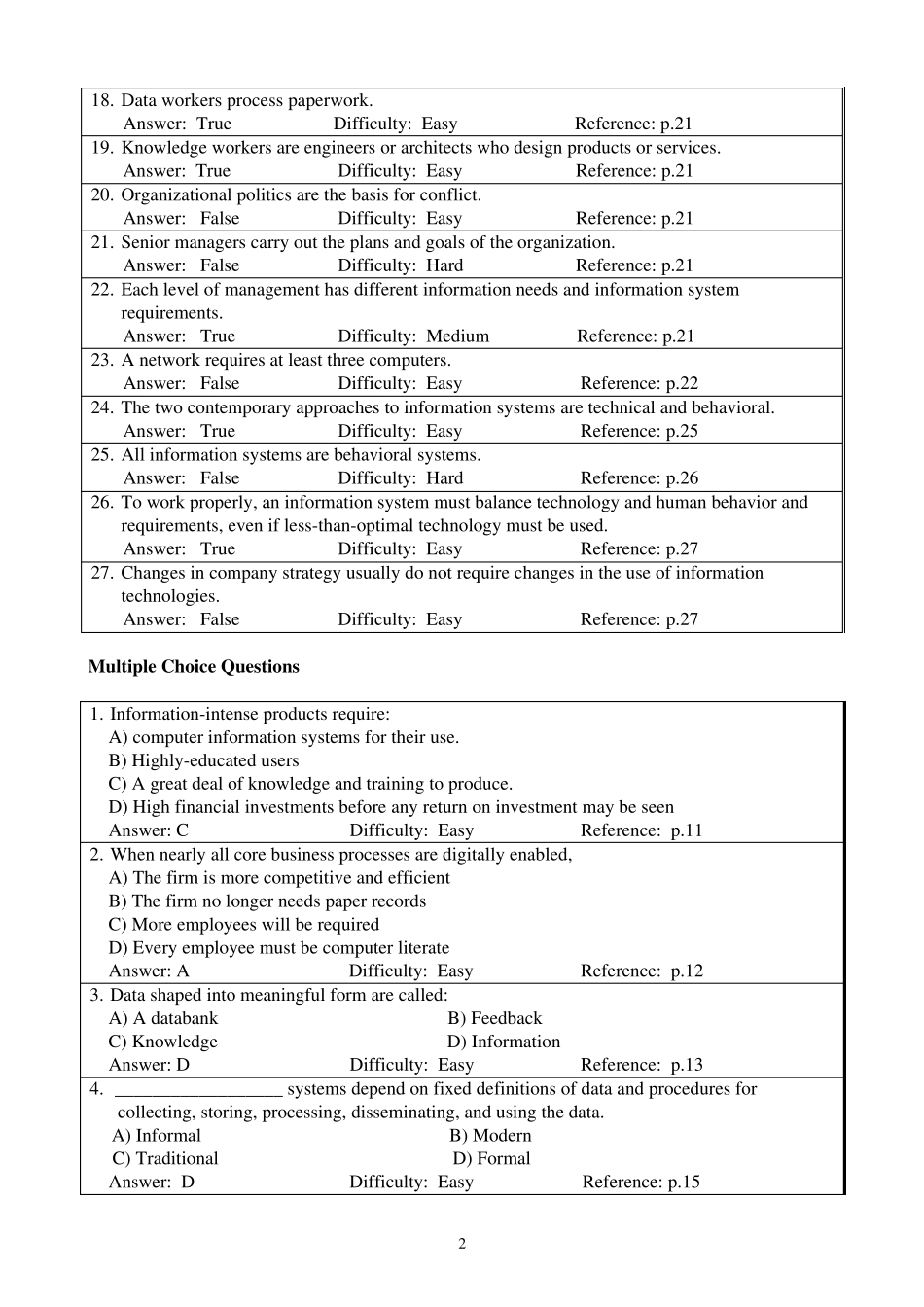 管理信息系统英文版第九版全部习题(最新整理)_第3页
