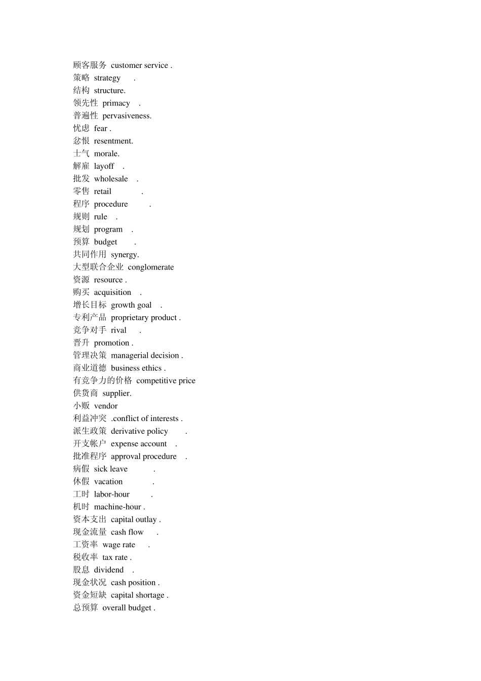 管理学英语词汇_第3页