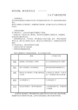 管理沟通课堂实验与总结