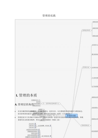 管理的实践大纲