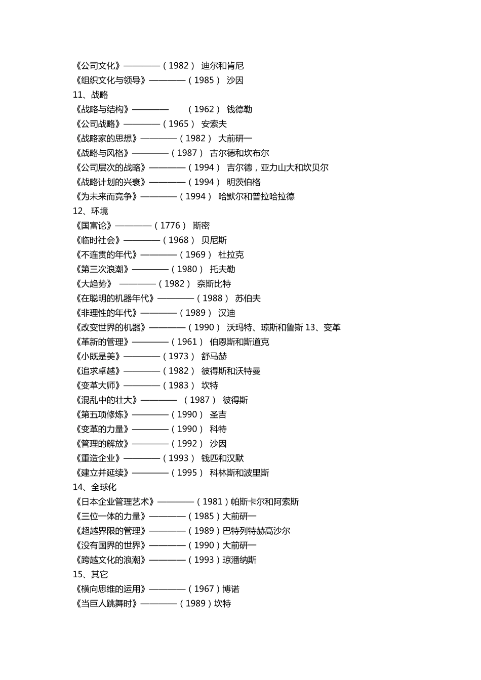 管理类必备书籍汇总_第3页