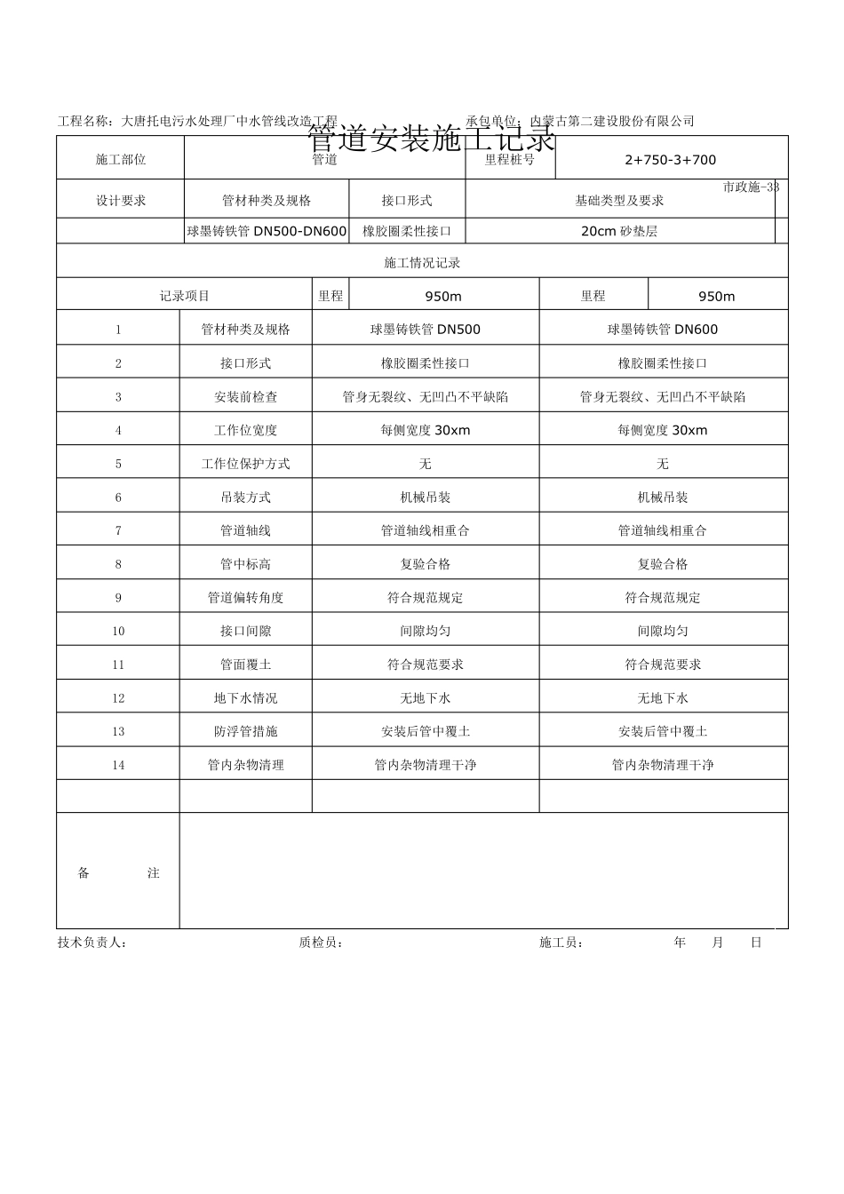 管道安装施工记录_第3页