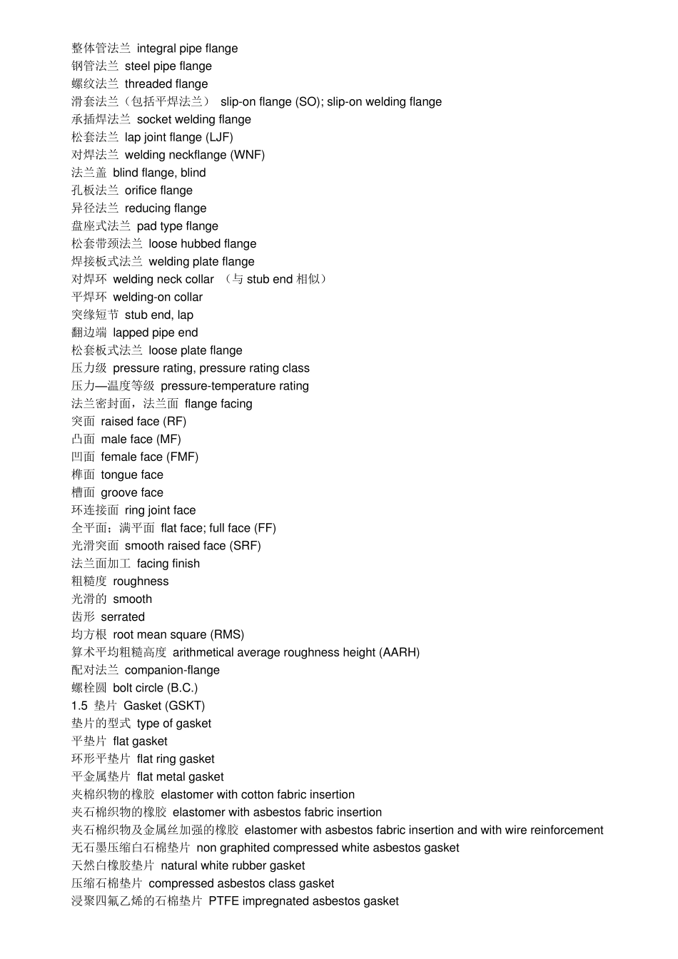管道行业中英文词汇大全_第3页