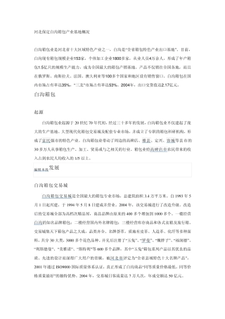 箱包产业基地概况分析