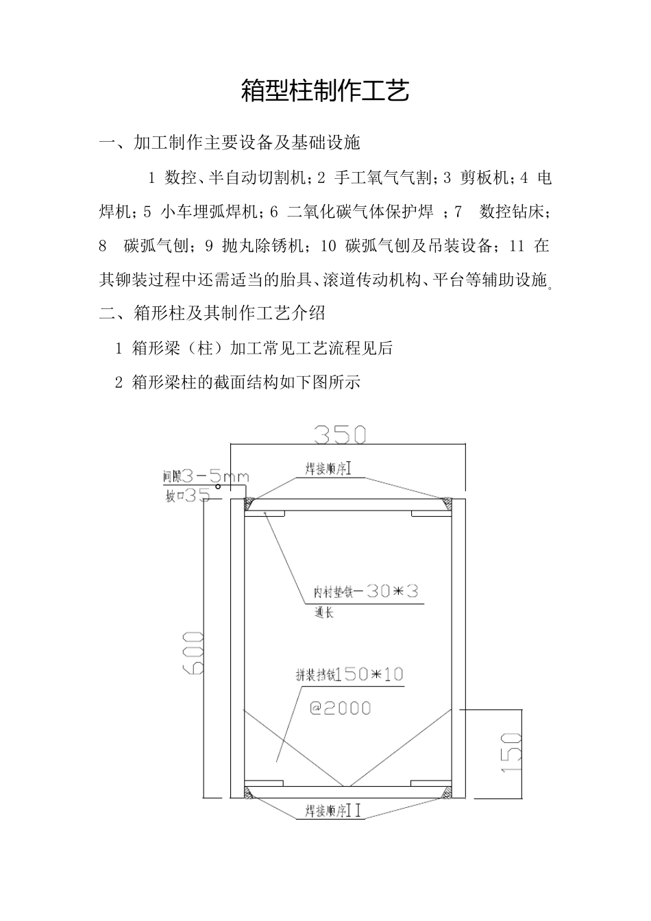 箱型柱制作工艺_第1页