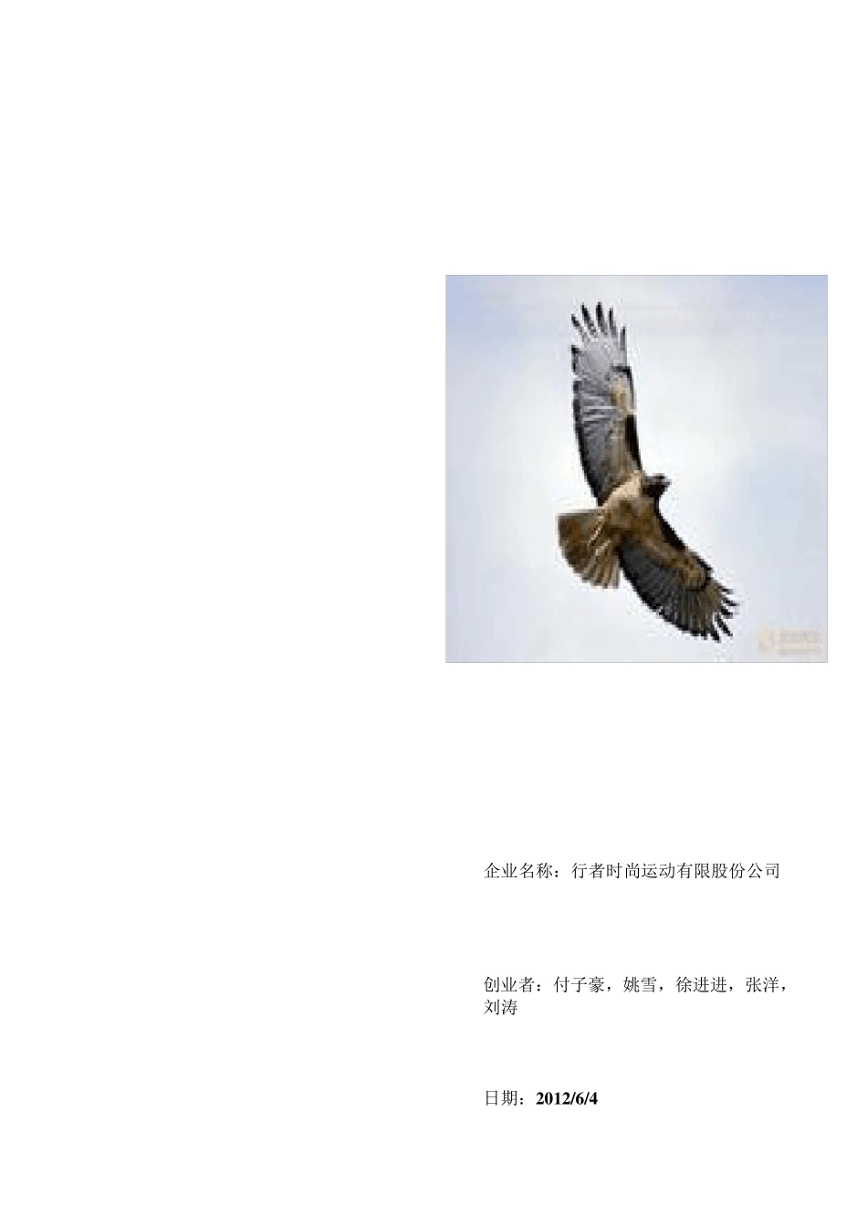 篮球企业创业计划书_第1页