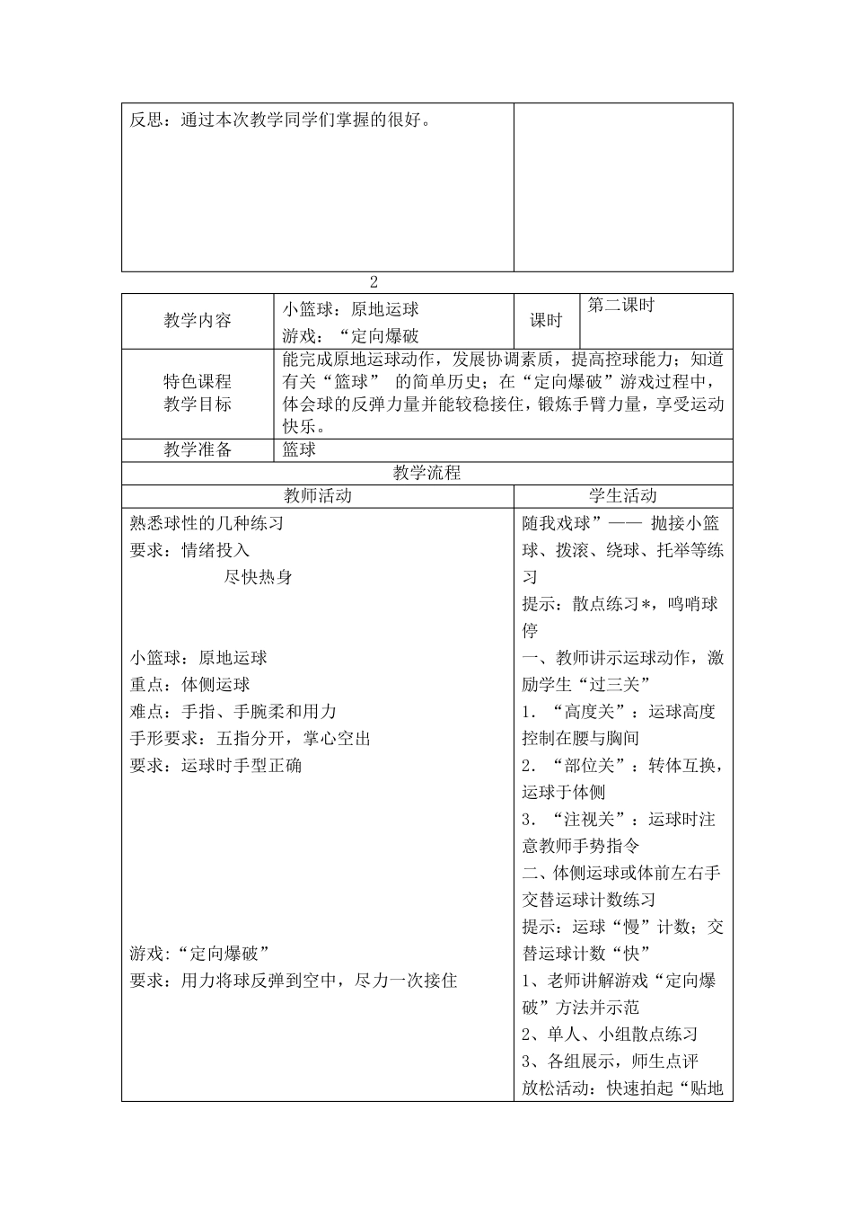 篮球特色课程教案_第3页