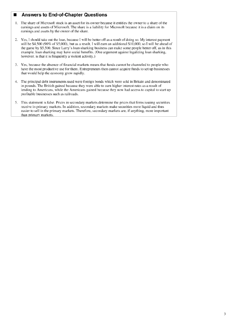 米什金《金融市场与金融机构》课后习题答案_第3页