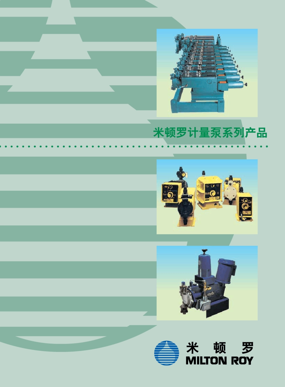 米顿罗计量泵技术说明_第1页