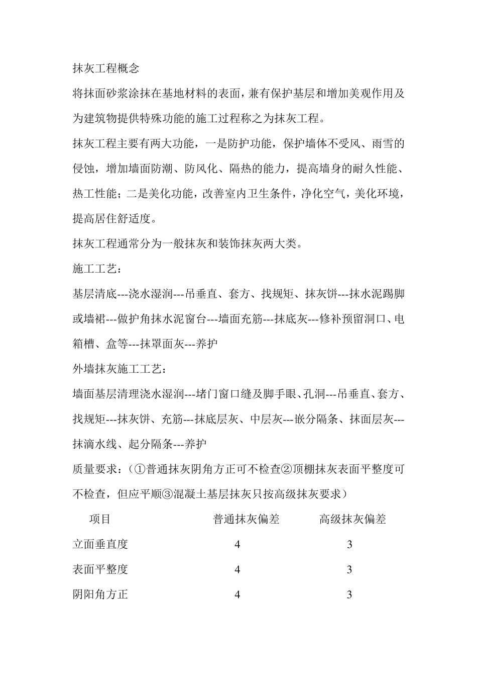 粉刷质量通病及防治措施_第1页