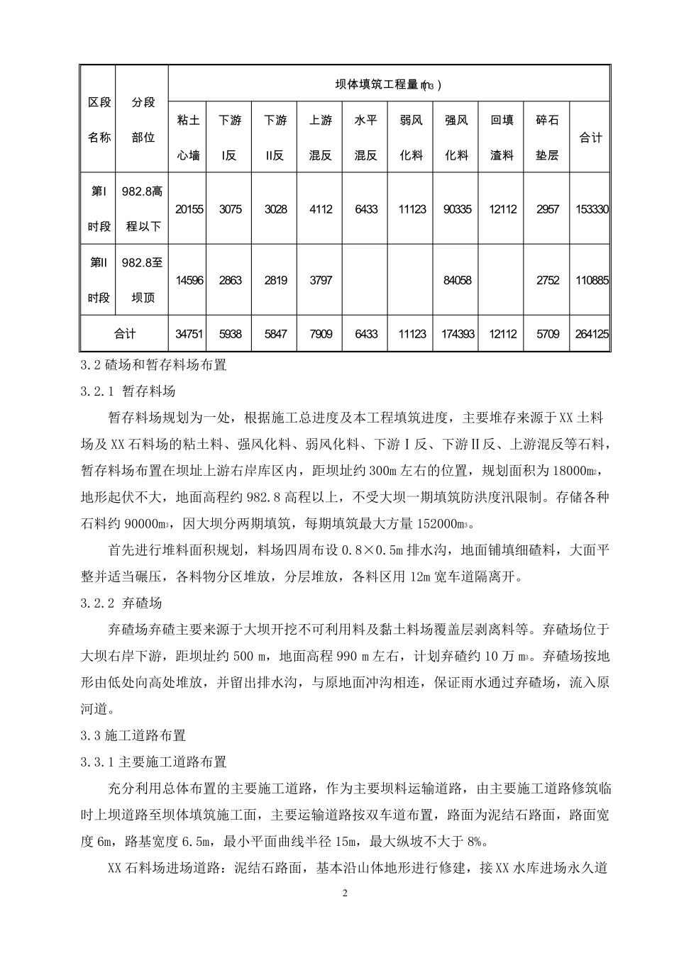 粘土心墙专项施工方案_第2页