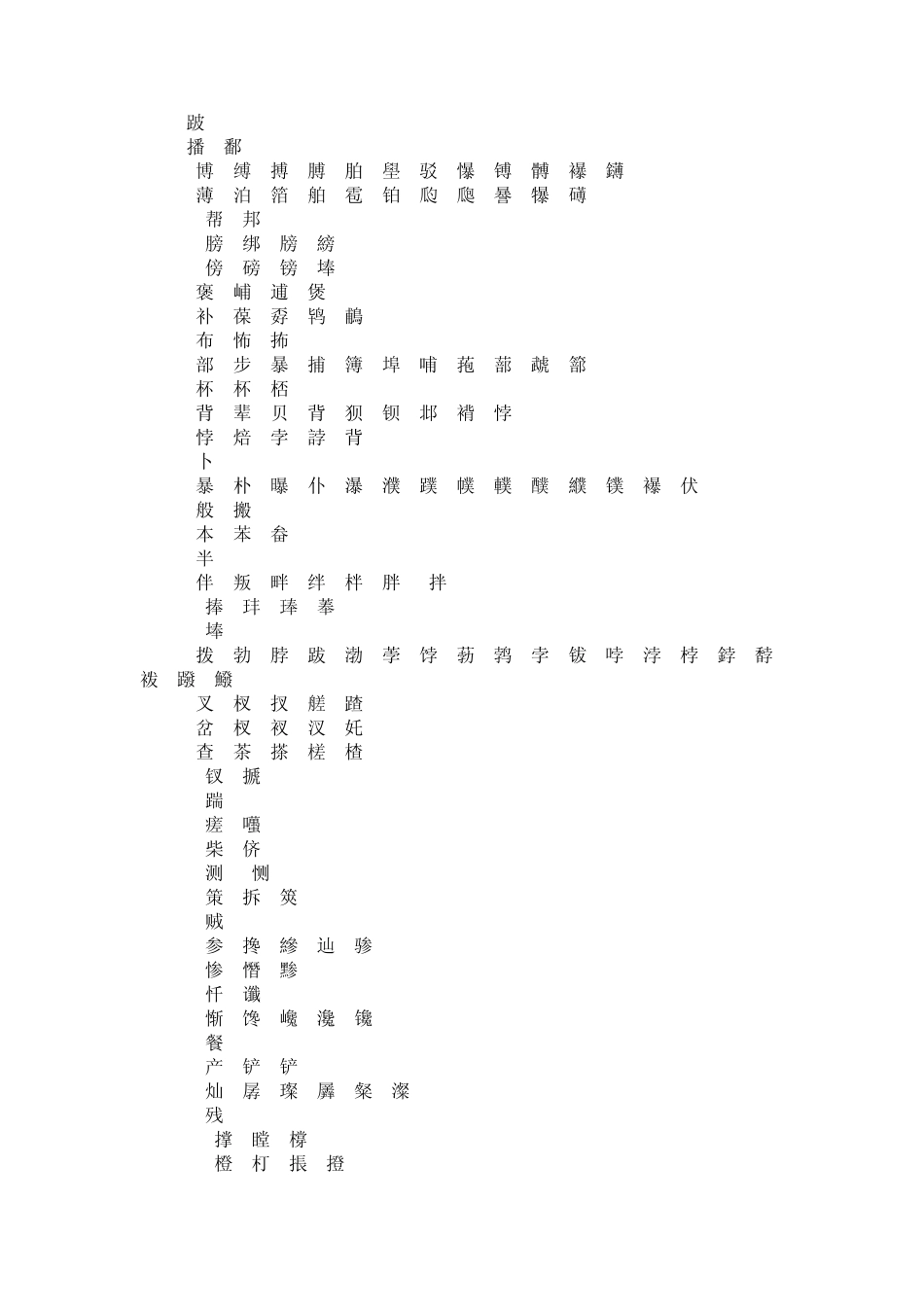 粤语全部汉字的发音表_第3页