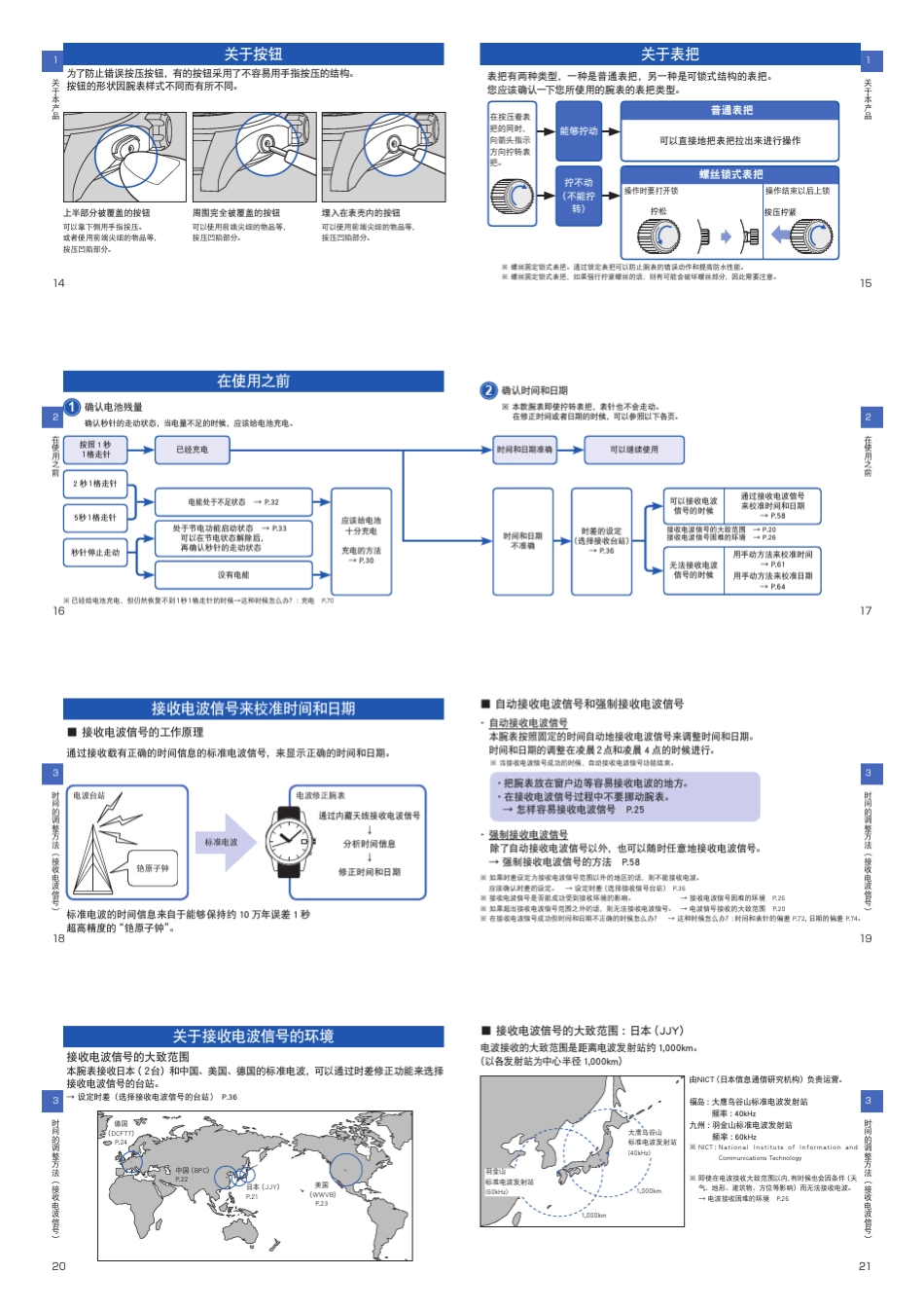 精工光动能电波表中文说明书_第3页