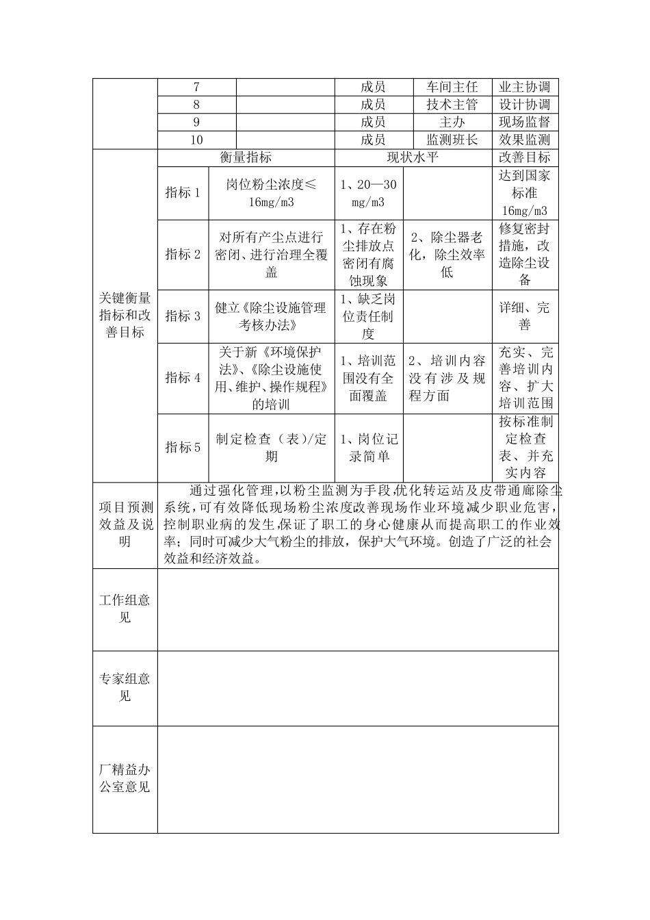 精益项目申请表_第2页