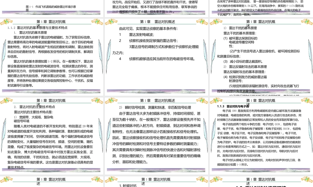 雷达对抗原理全套课件