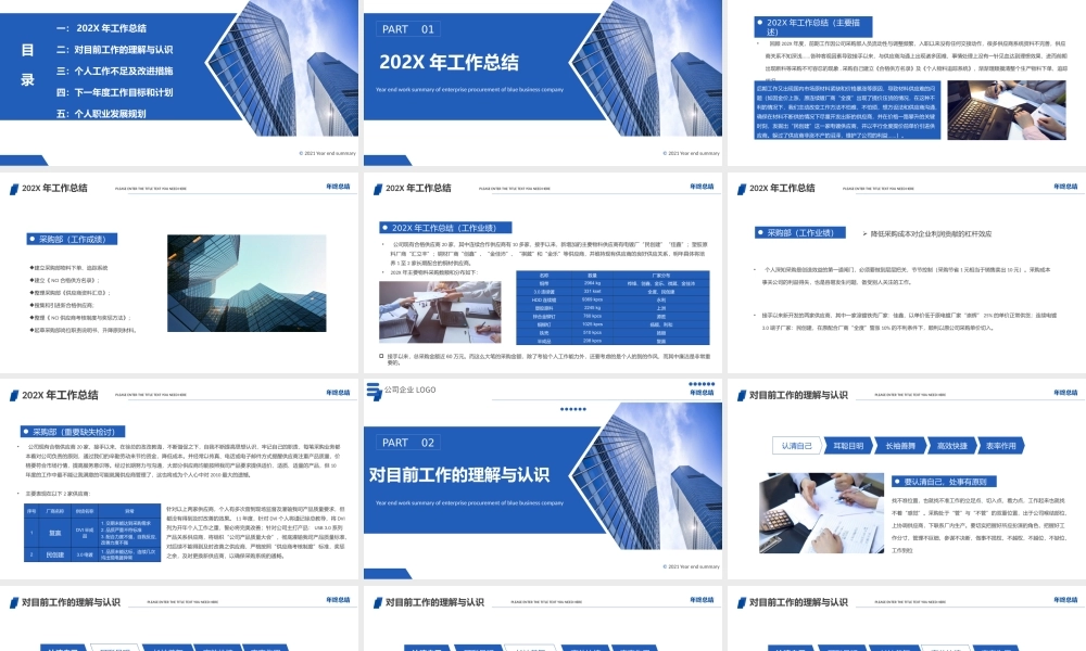 采购部年度工作总结