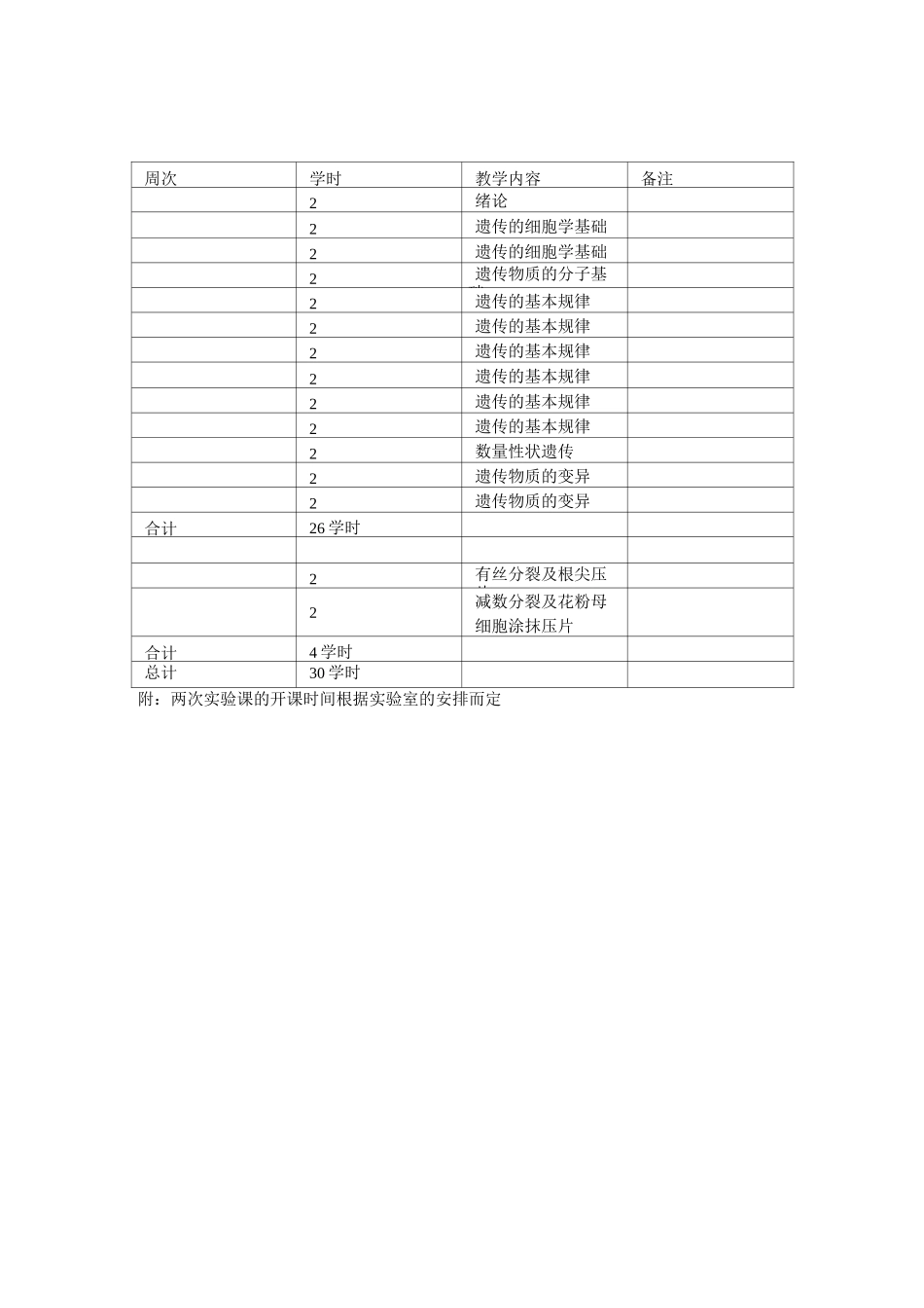 园林植物遗传学教案_第1页