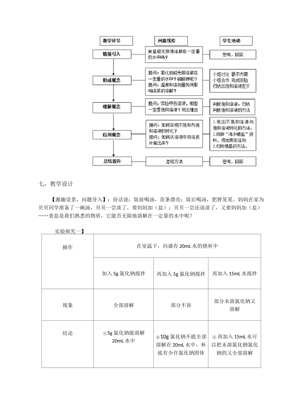 溶解度第一课时_第3页