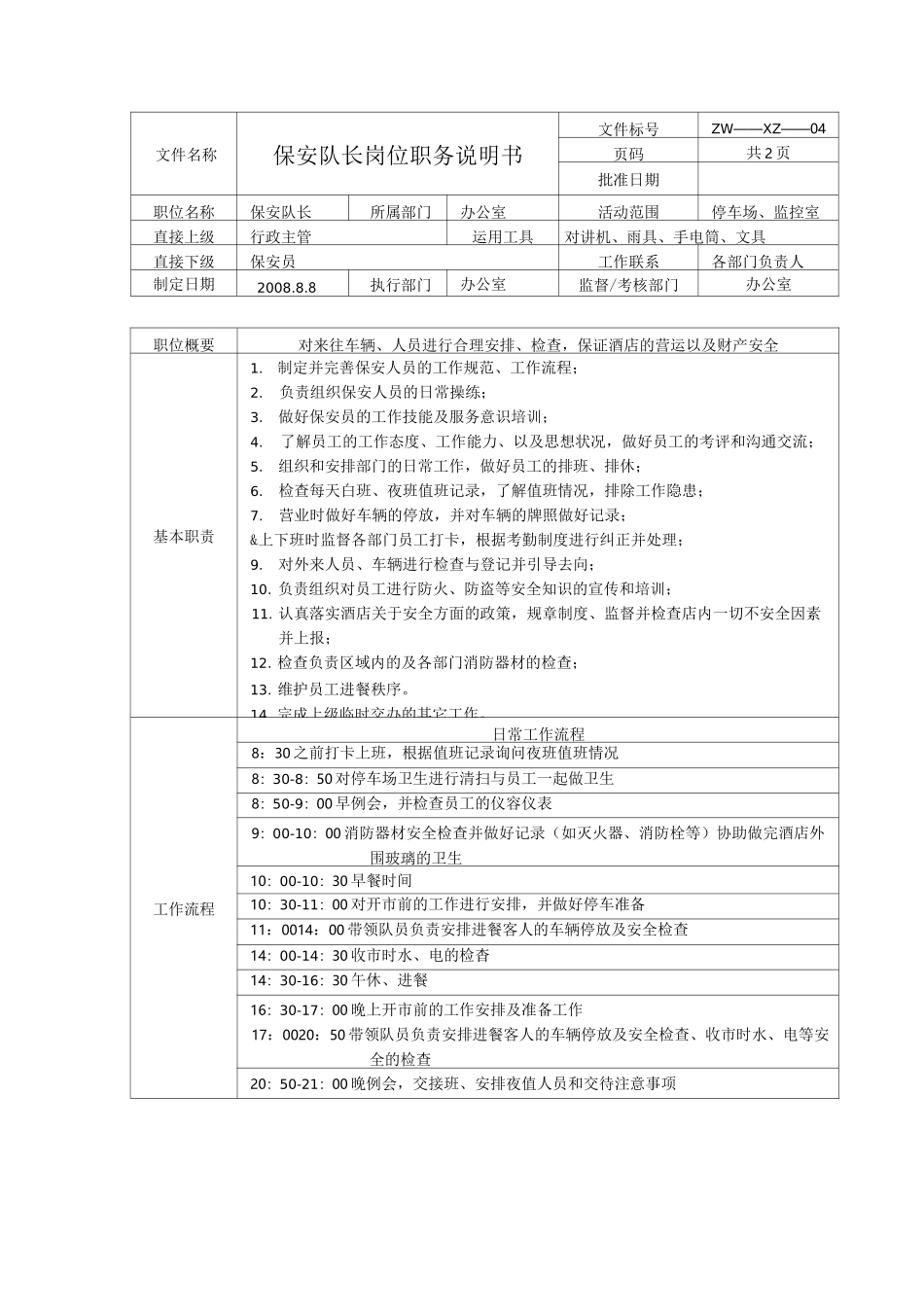 保安部管理体系_第3页