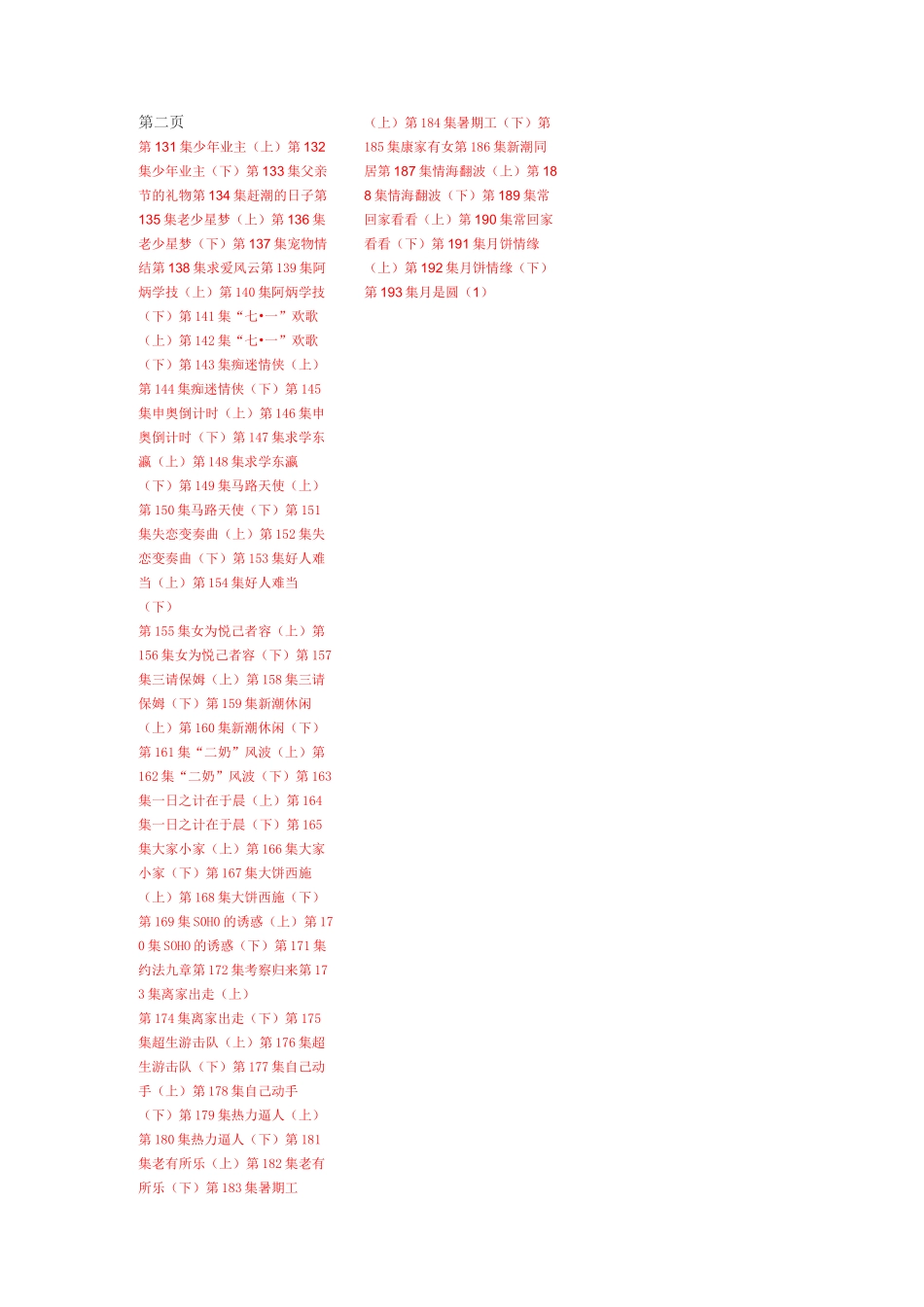 外来媳妇本地郎目录表_第2页