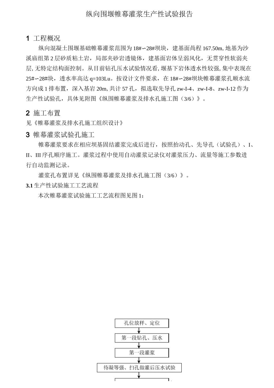 帷幕灌浆试验报告_第1页