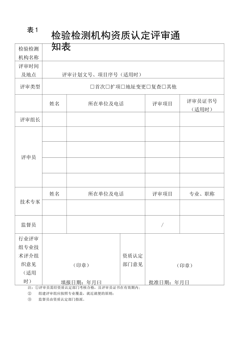 检验检测机构变更申请表_第3页