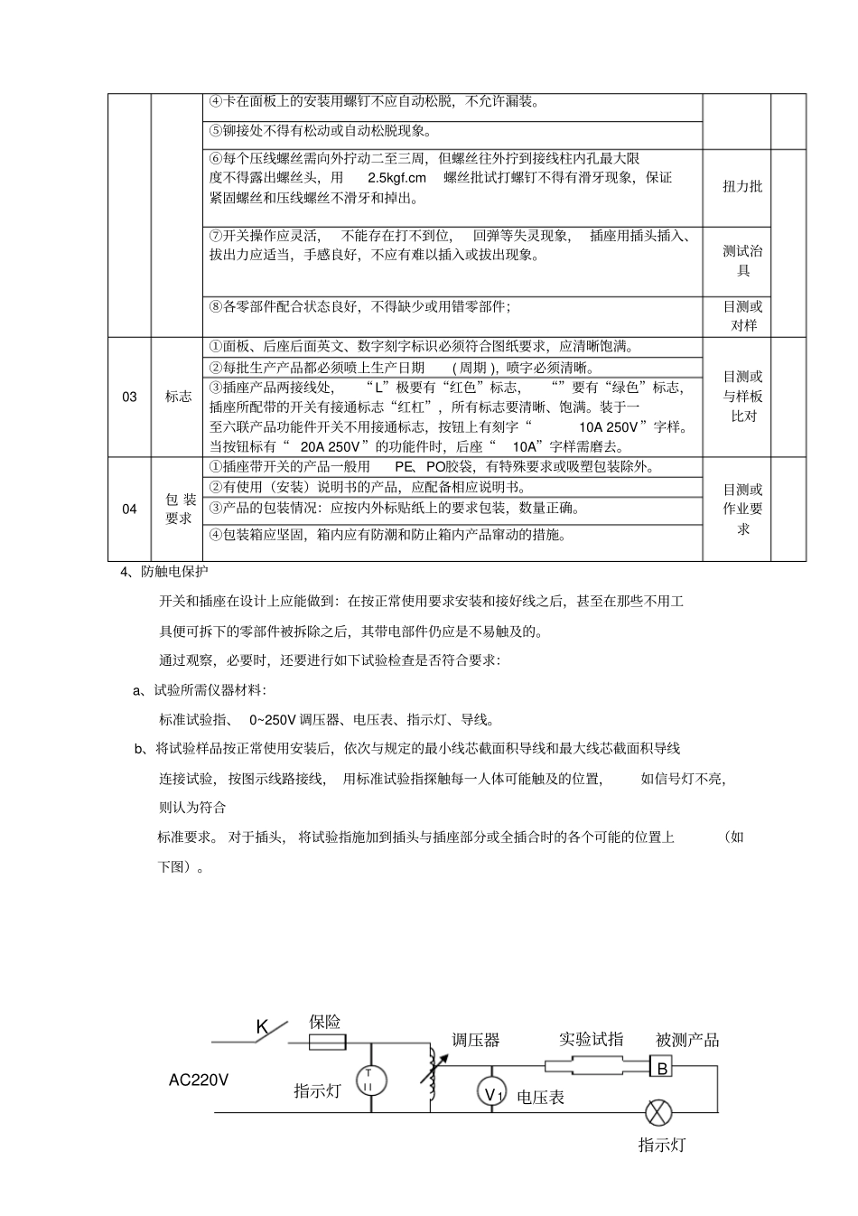 开关插座类产品通用技术标准_第2页