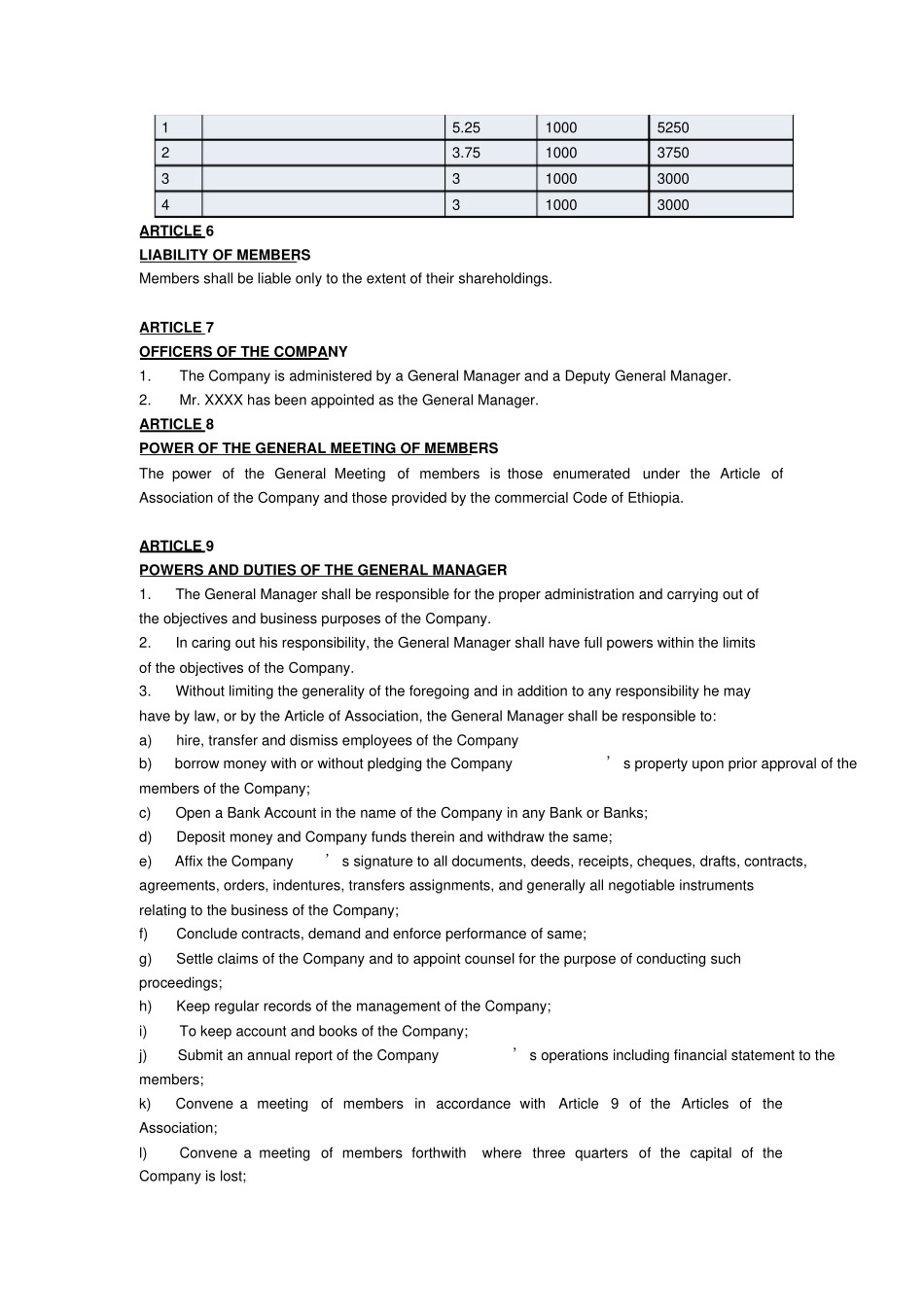 开管理咨询公司的英文合伙协议模板MOA_第2页