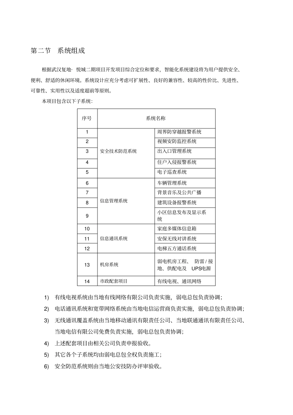 弱电系统项目设计方案_第2页