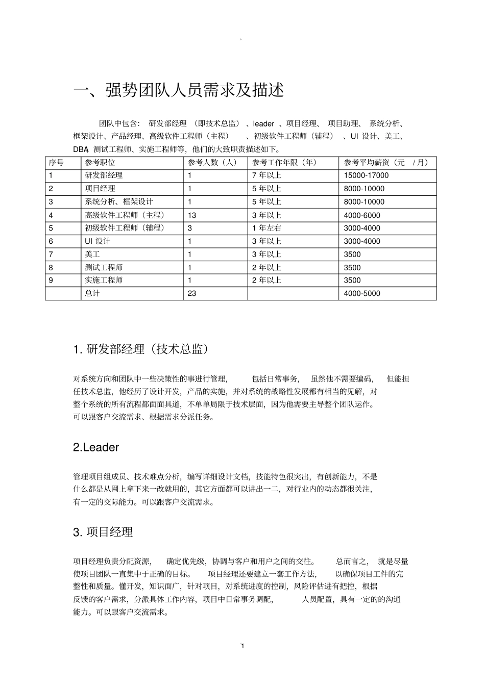 强势的软件研发团队组建_第1页