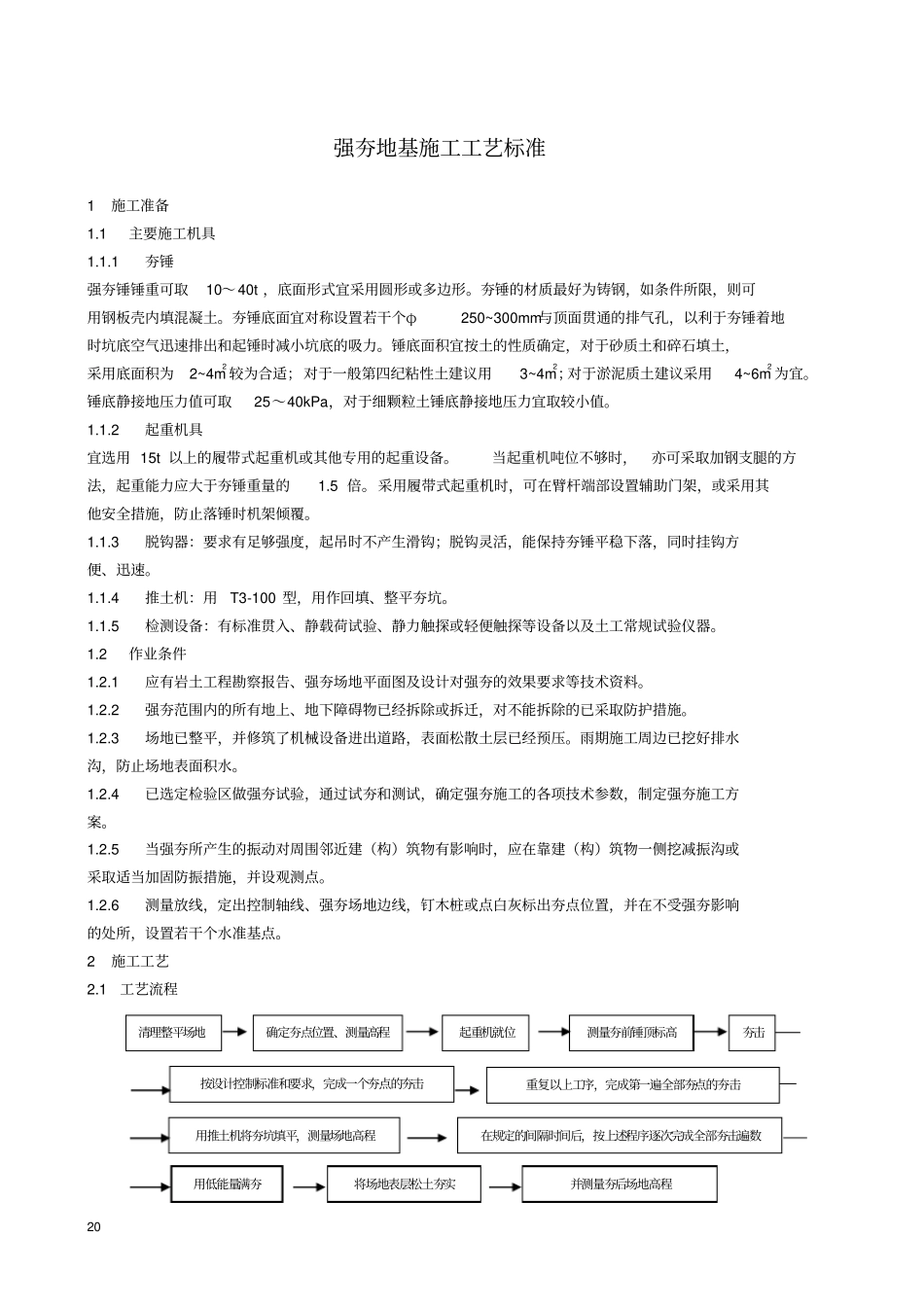 强夯地基施工工艺标准_第1页