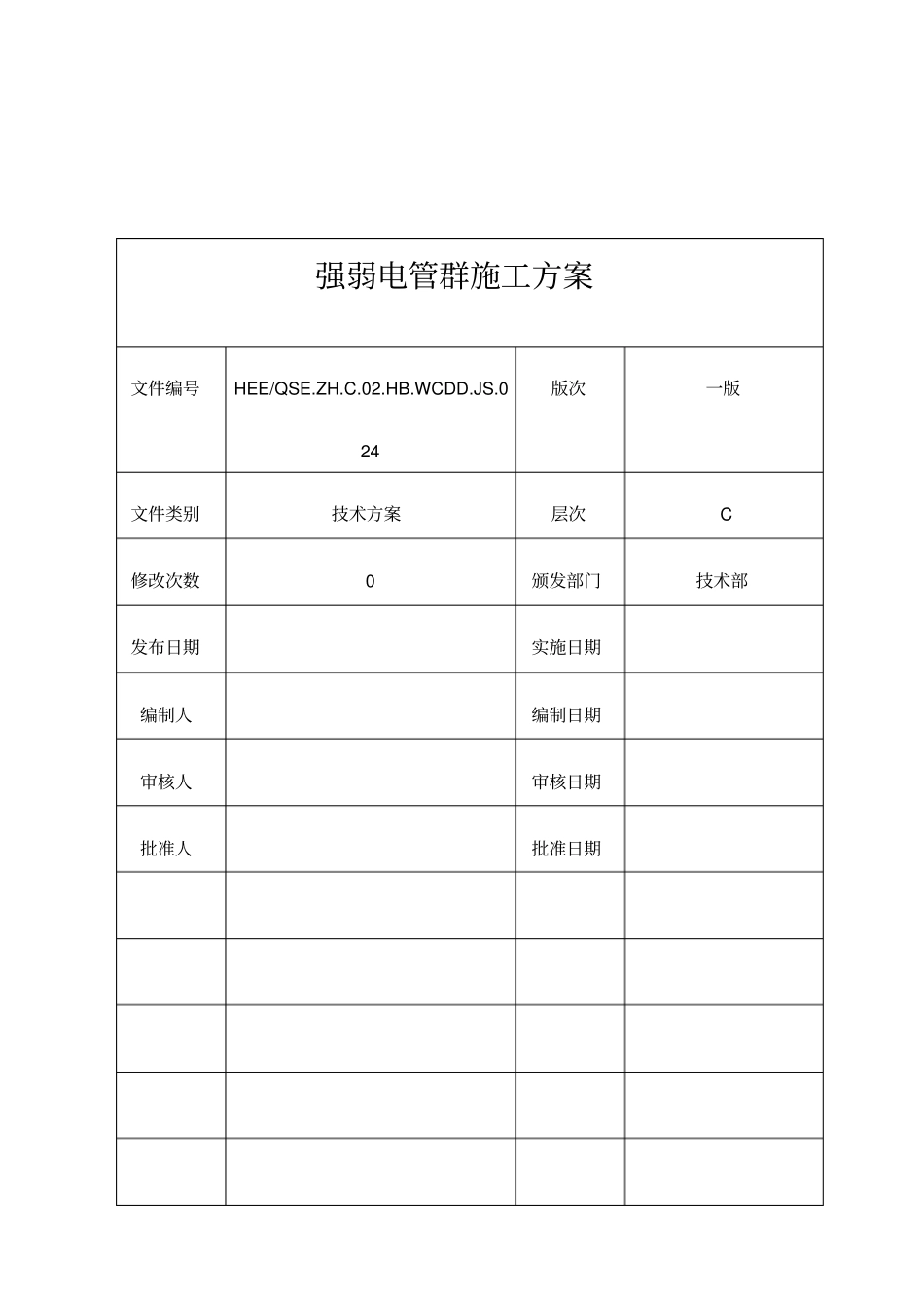 强弱电管道安装施工方案7_第1页
