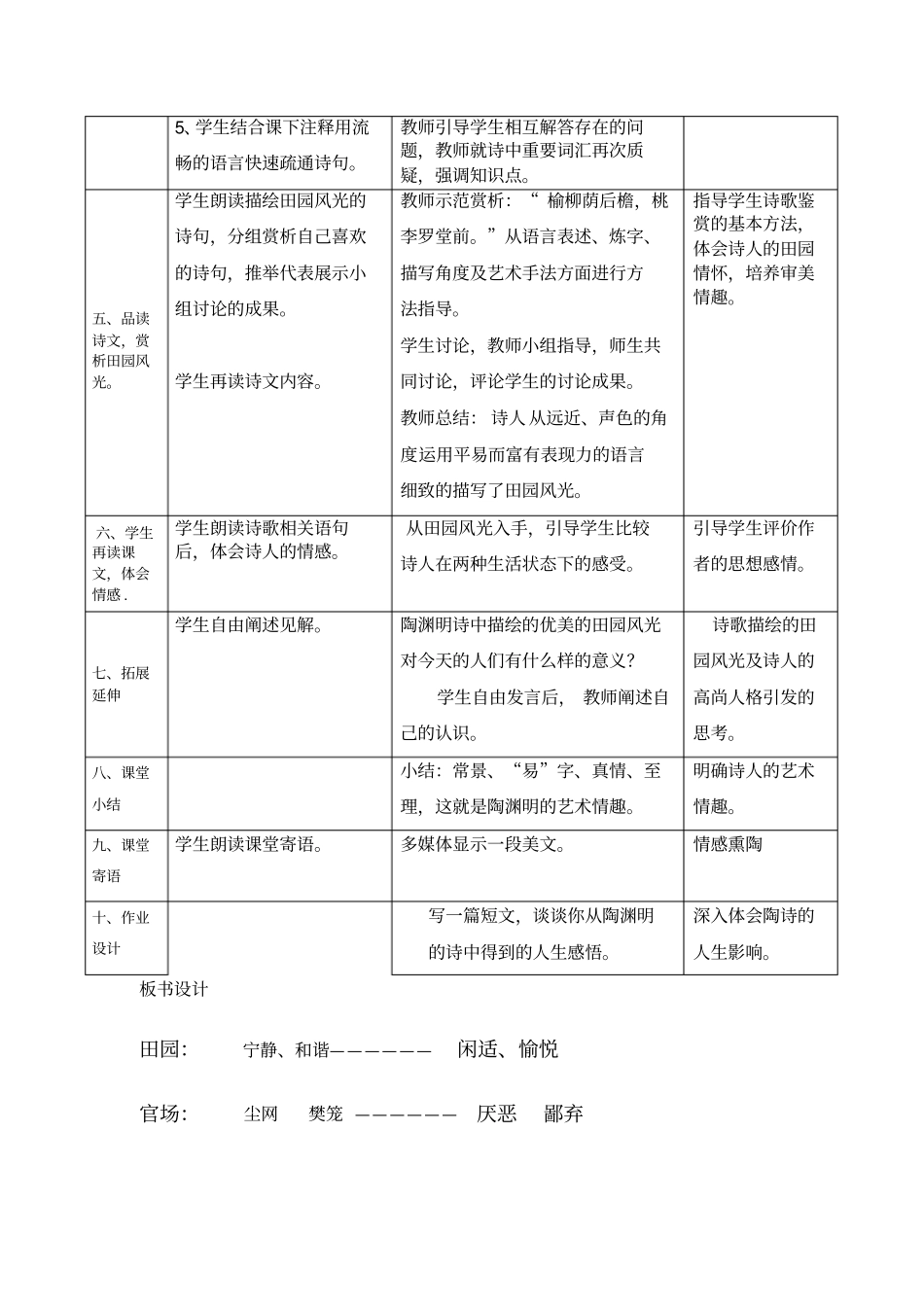 归园田居其一教学设计_第3页