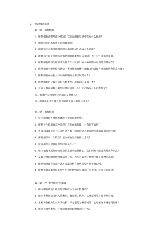 形态解剖部分方案