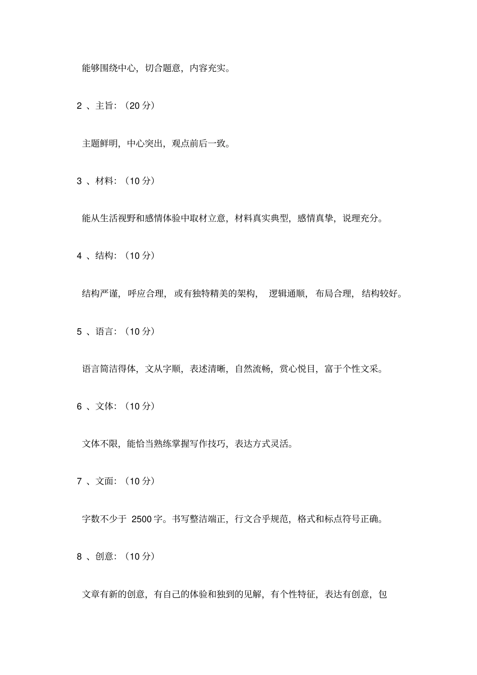 征文评分标准_第3页